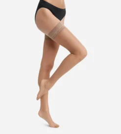 Bas femme en voile transparent Gazelle Dim Up Beauty