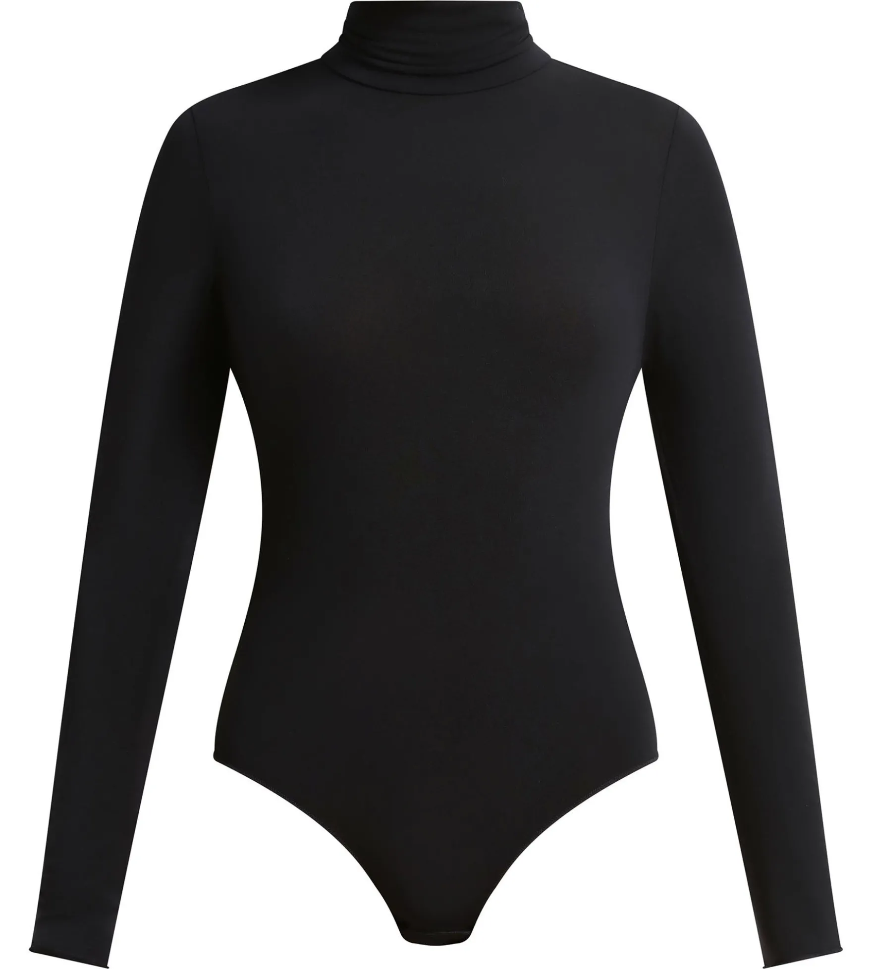 Body femme col roulé modal et cachemire Noir Light & Warm
