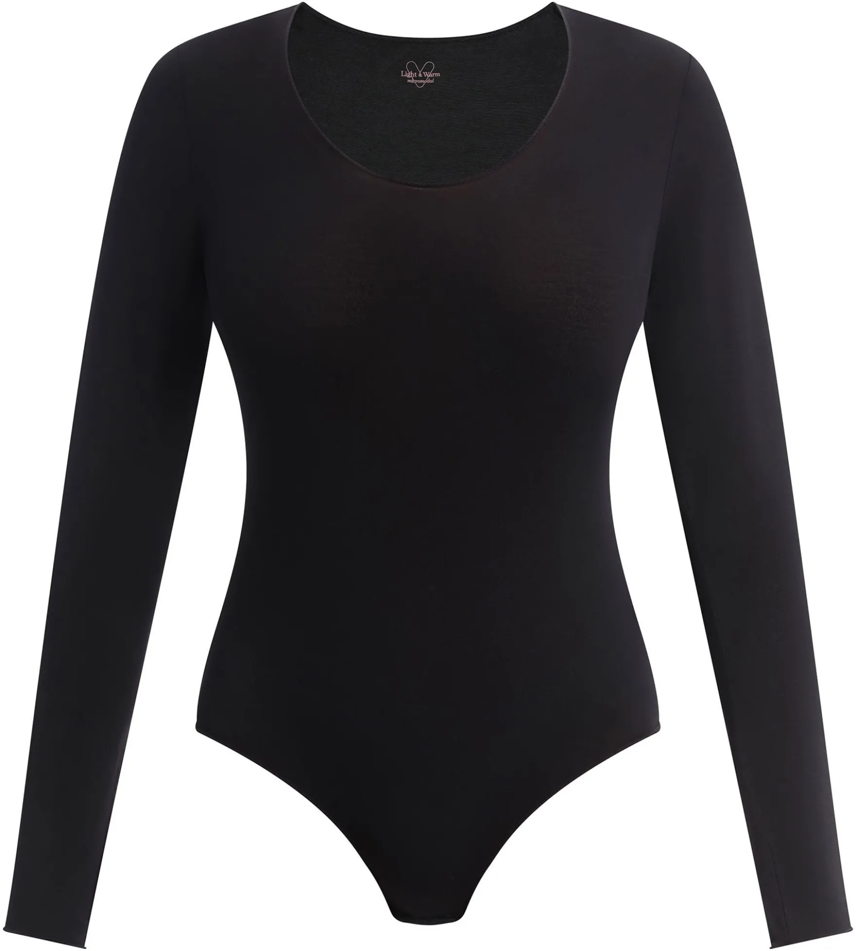 Body femme en modal et cachemire Noir Light & Warm