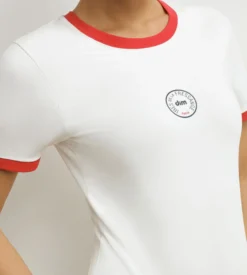 Body femme Nacre Rouge Dim x Ines de La Fressange
