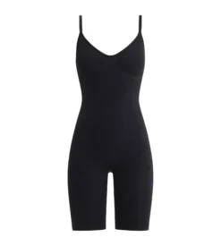 Body short femme sans armature Noir Dim Silhouette Seconde peau