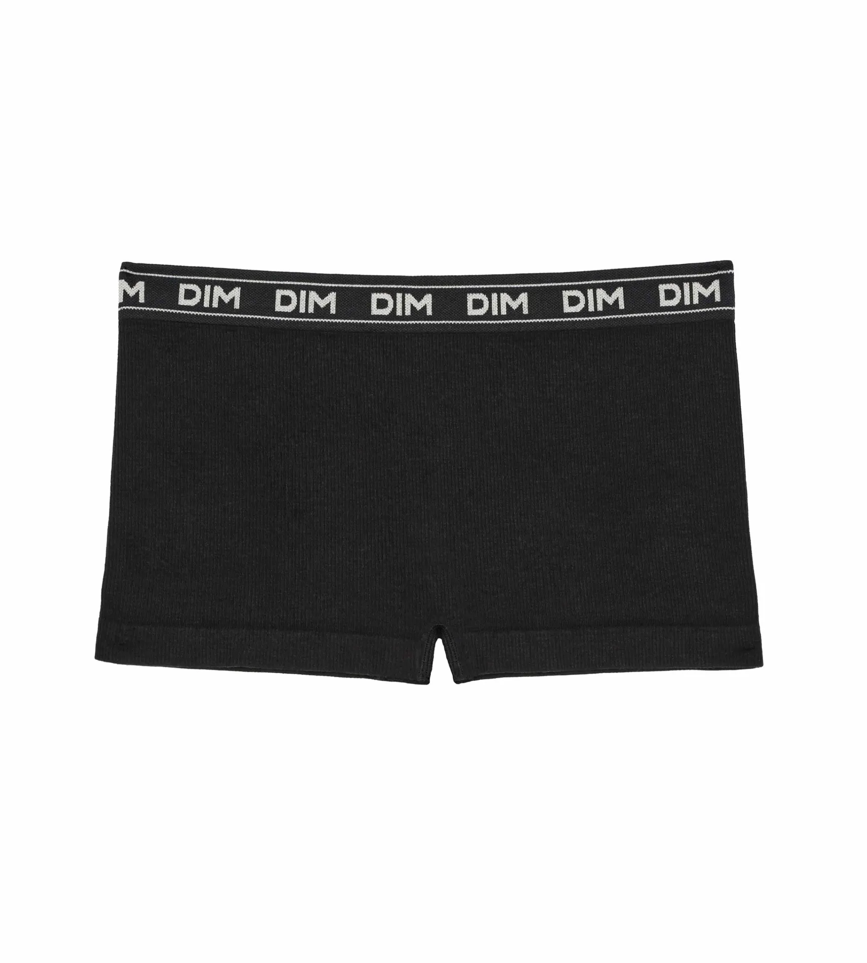 Boxer garçon en coton modal côtelée Noir Dim Icons