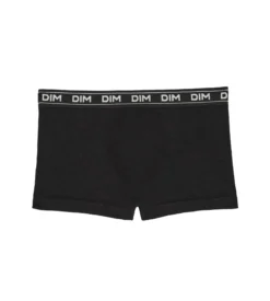Boxer garçon en coton modal côtelée Noir Dim Icons