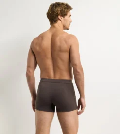 Boxer homme à ceinture élastique chocolat profond Gentleman