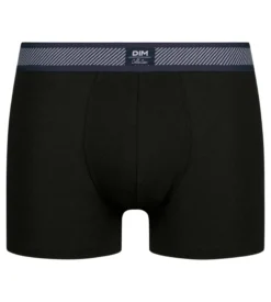 Boxer homme en coton modal à ceinture rayée Noir Dim Smart