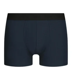 Boxer homme en coton modal côtelé Bleu Minuit Dim Élégant