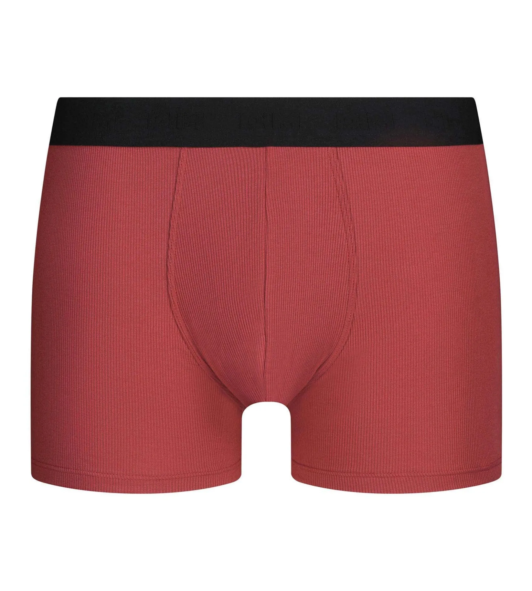 Boxer homme en coton modal côtelé Rouge Dim Élégant