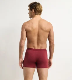 Boxer homme grenat Trendy
