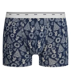 Boxer homme imprimé bleu Trendy