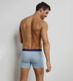 Boxer homme long en coton Azur Dim Trendy