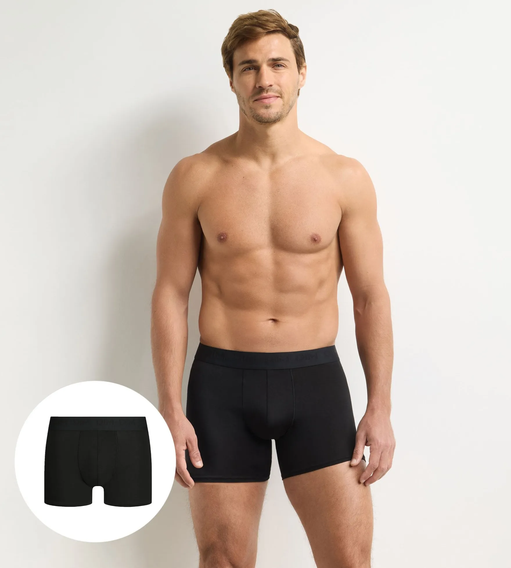 Boxer homme noir Ultra Stretch