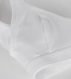 Brassière de sport blanche DIM Pocket Micro Girl
