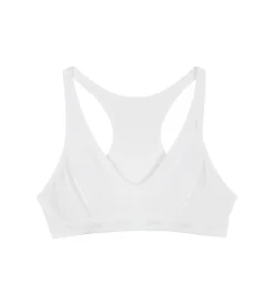 Brassière de sport blanche DIM Pocket Micro Girl