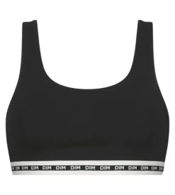 Brassière femme en coton modal Noire Dim Icons Essentiel