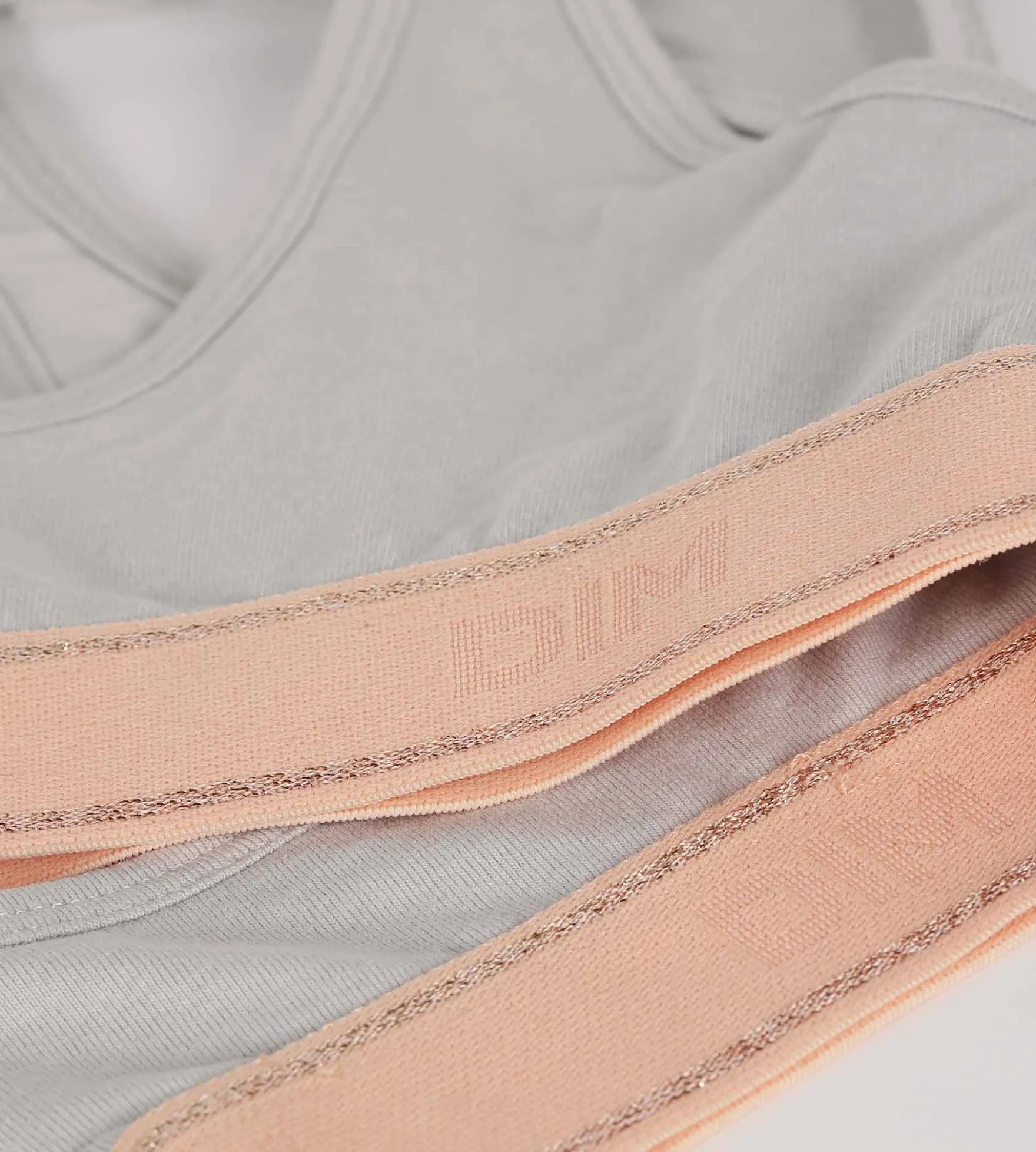 Brassière fille Gris et Rose Dim Sport