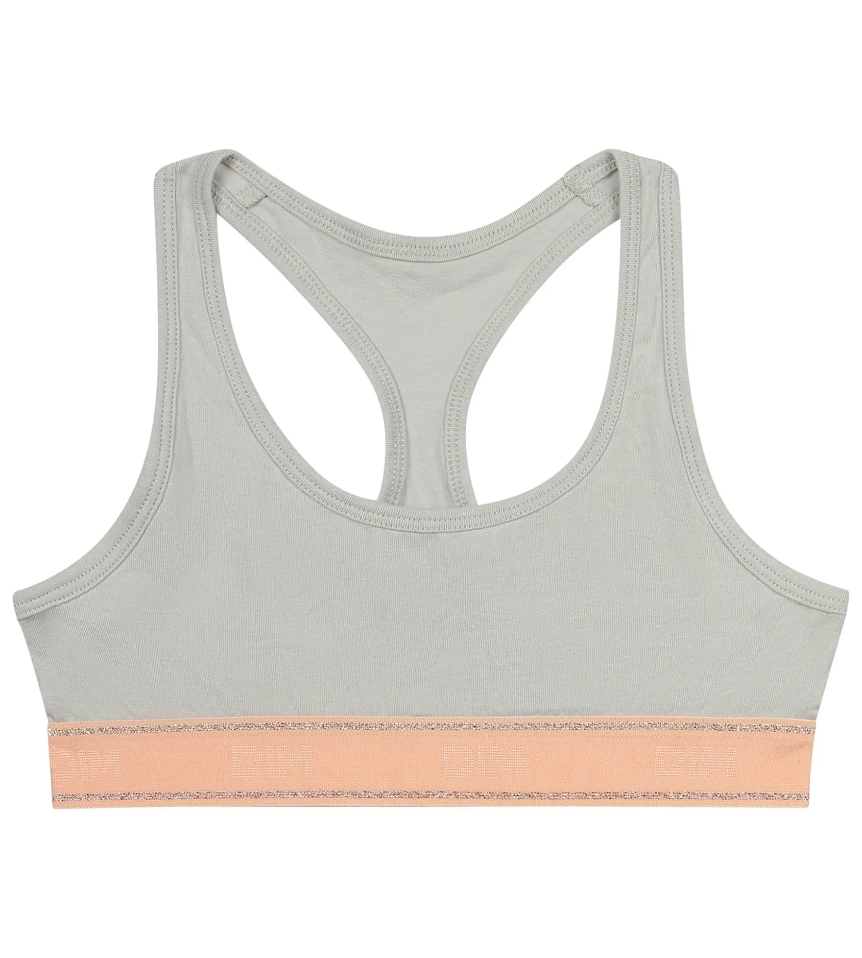 Brassière fille Gris et Rose Dim Sport