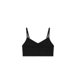 Brassière fille sans couture en microfibre Noir Dim