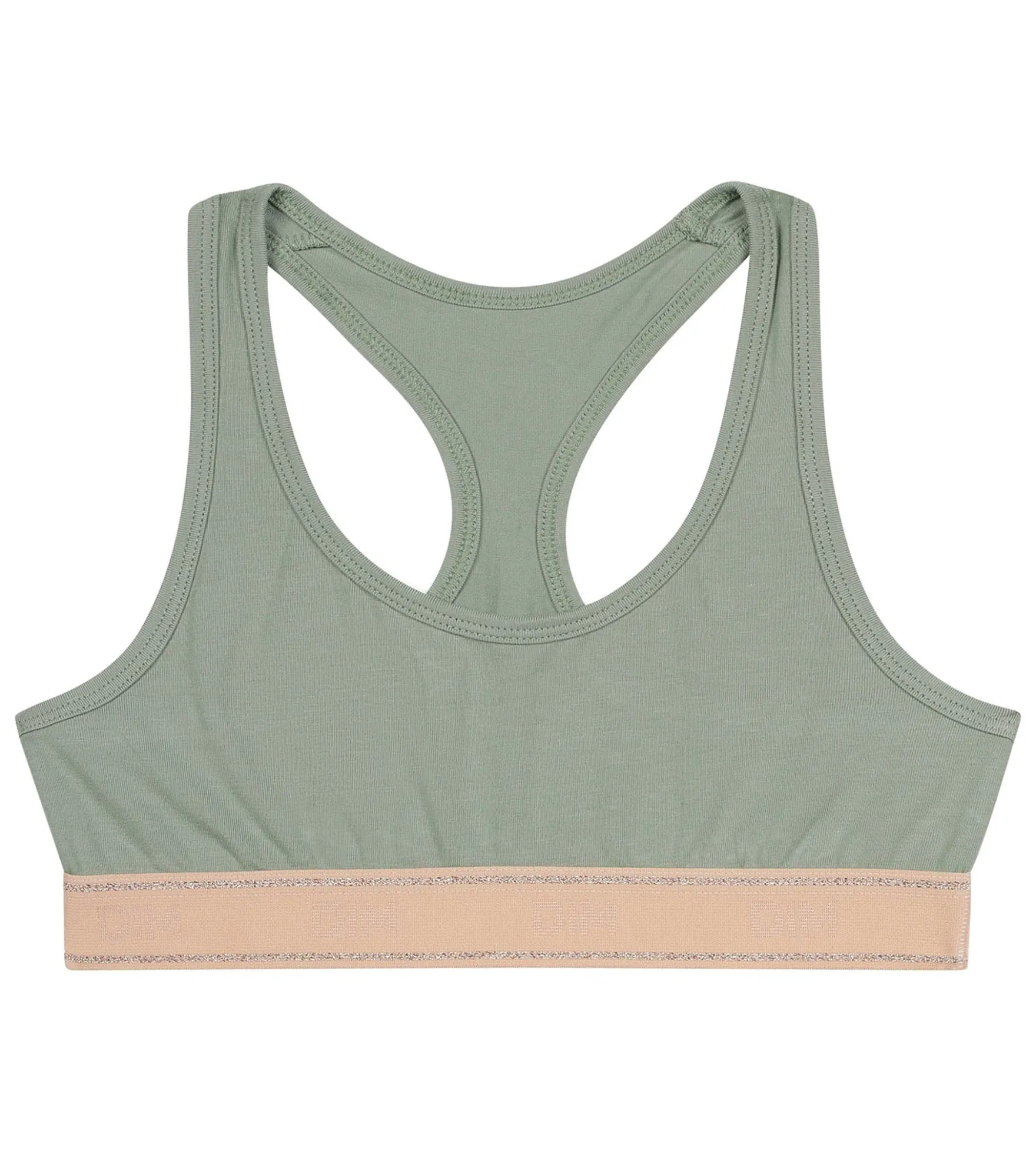 Brassière fille Vert et Rose Dim Sport