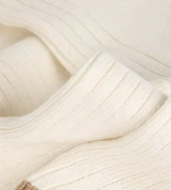 Chaussettes chaudes femme beige crème Bamboo