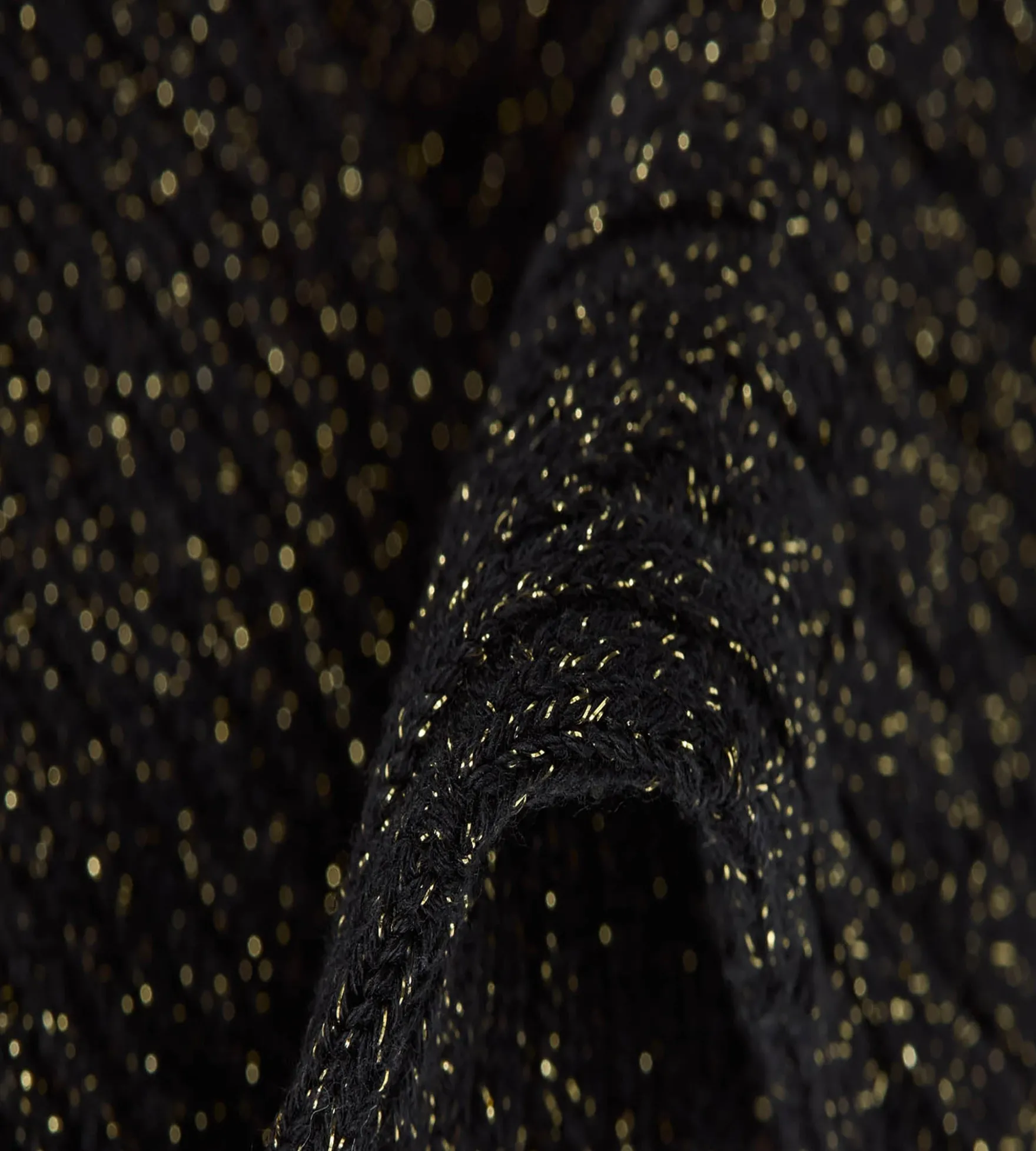 Chaussettes femme côtelées noir La Mode