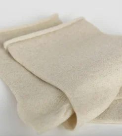 Chaussettes femme en lurex Beige Dim Mode