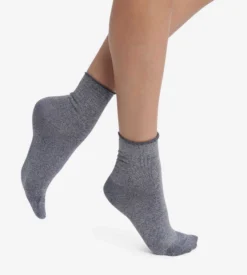 Chaussettes femme en lurex Marine Dim Mode