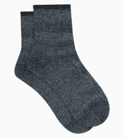 Chaussettes femme en lurex Noir Dim Mode
