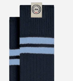 Chaussettes hautes coton navy blue DIM x Ines de la Fressange