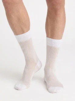 Chaussettes homme coton gris souris La Mode