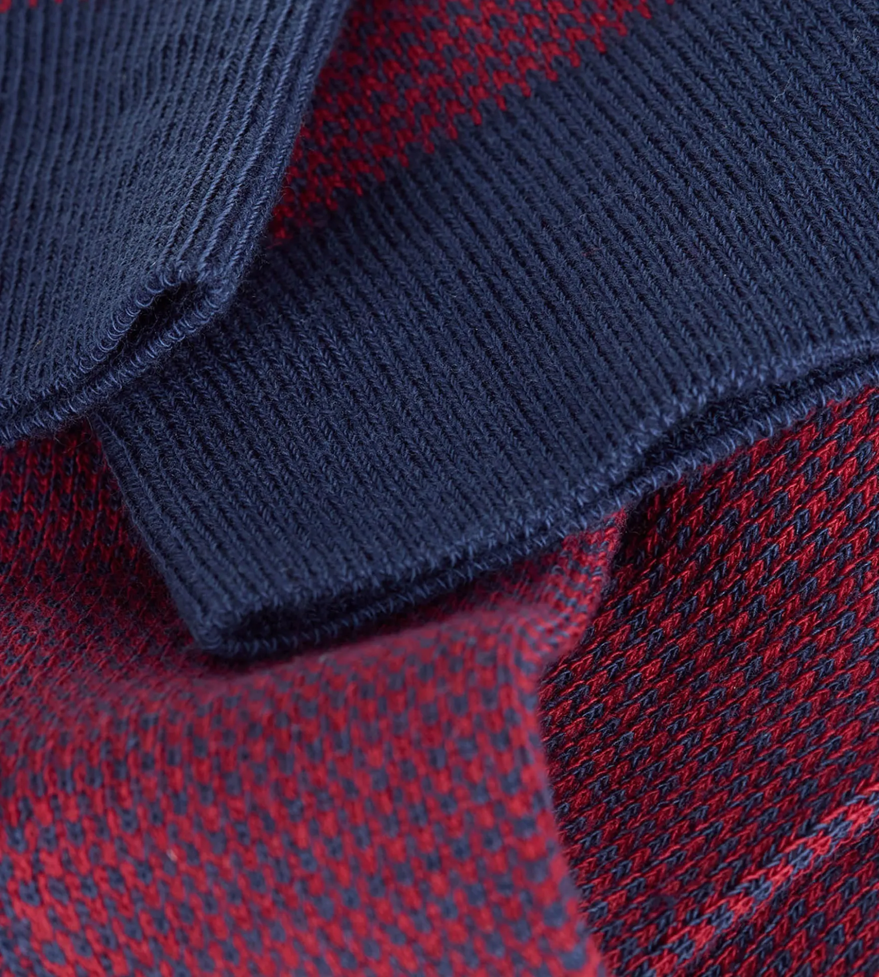 Chaussettes homme coton rouge grenat La Mode