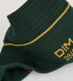 Chaussettes homme coton vert olive La Mode Côtelée