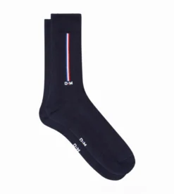 Chaussettes homme en coton Bleu à motif drapeau Monsieur Dim