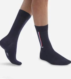 Chaussettes homme en coton Bleu à motif drapeau Monsieur Dim