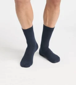 Chaussettes homme navy blue Coton Fancy
