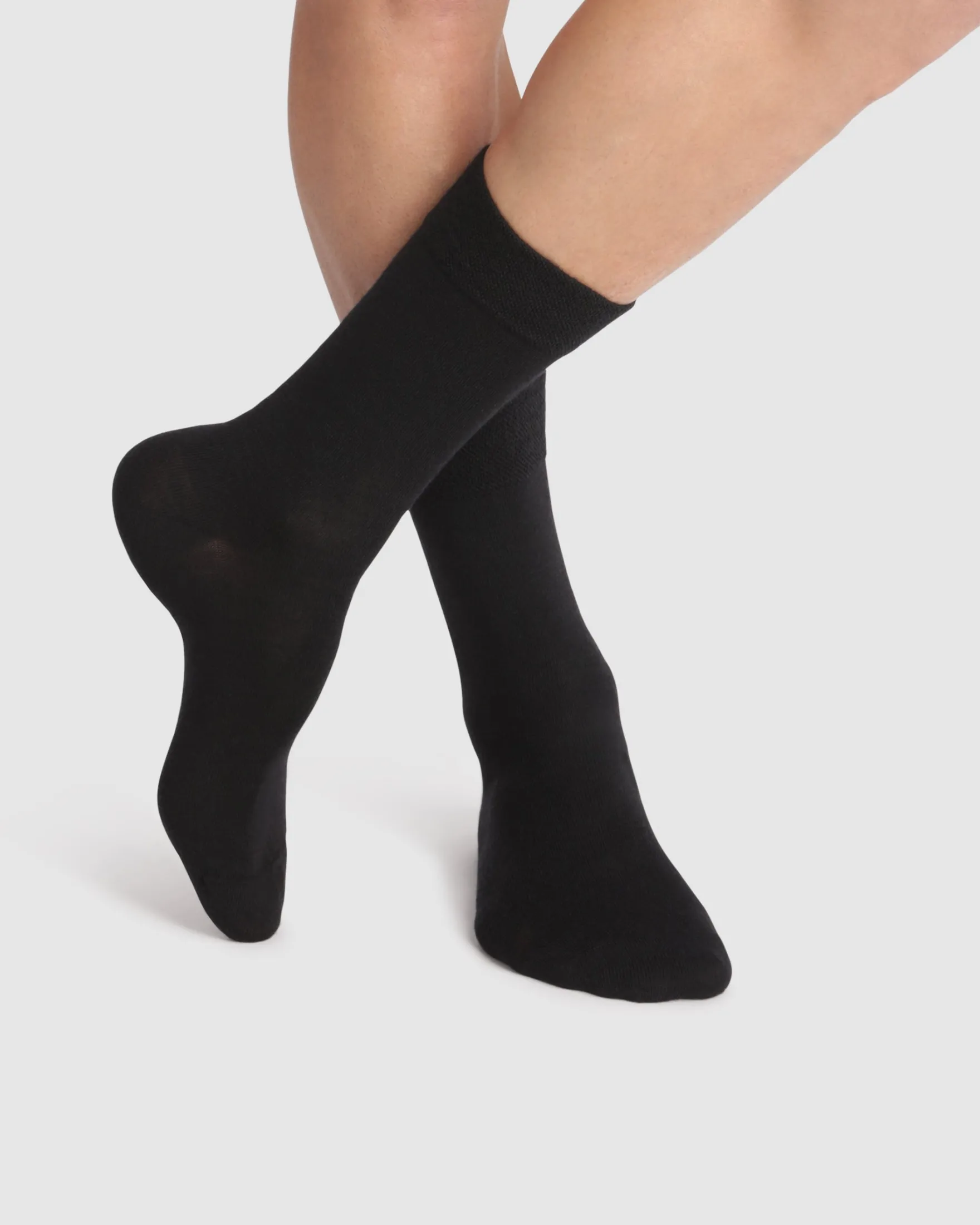 Chaussettes noires Homme en Laine
