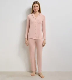 Chemise de pyjama rose poudré Soft Blush