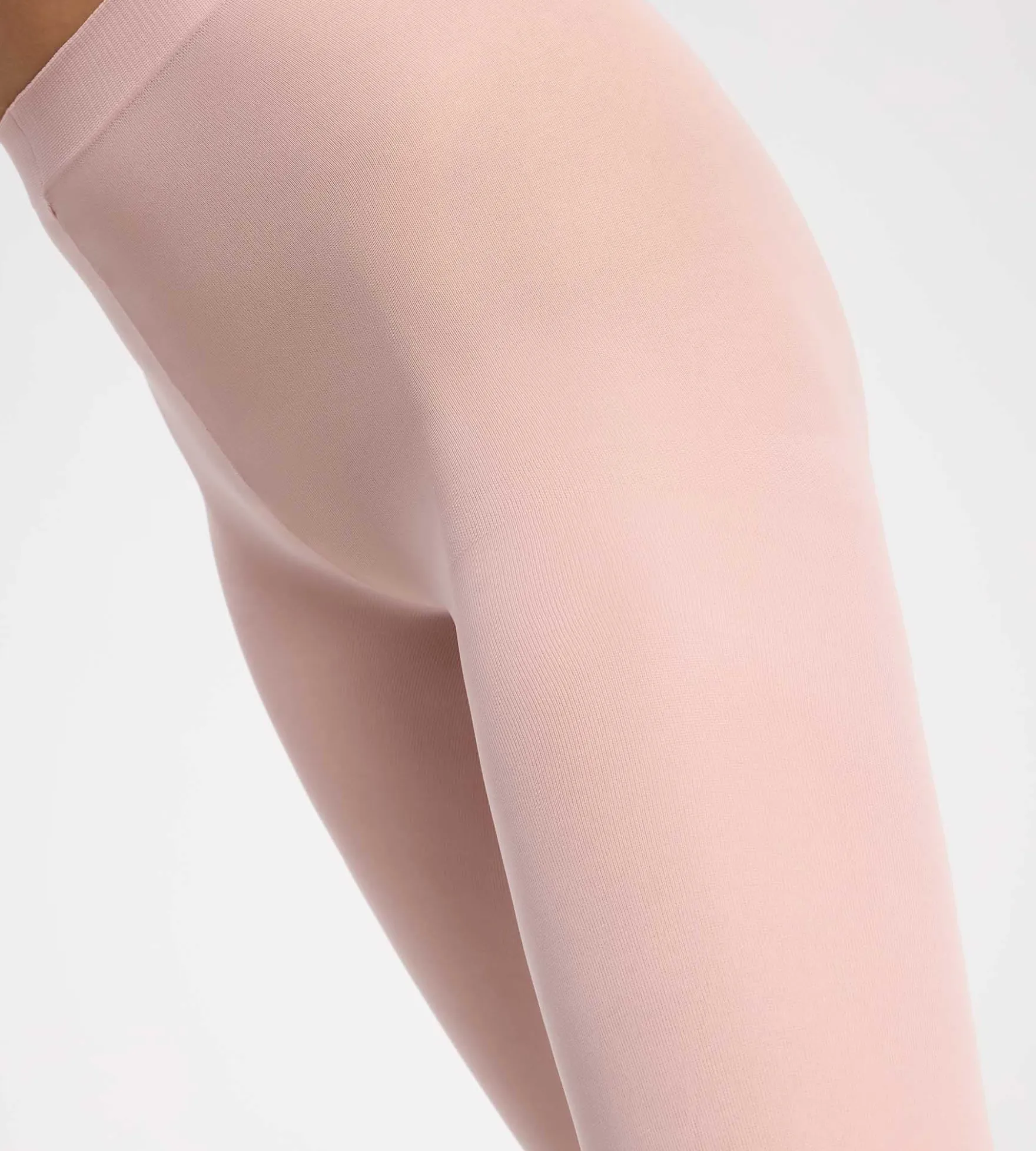 Collant avec ceinture confort rose ballet 50D Opaque Velouté