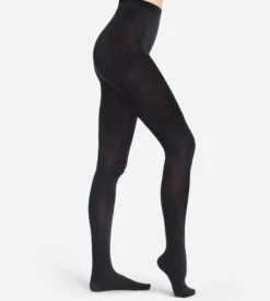 Collant chaud effet laine noir 115D Thermo