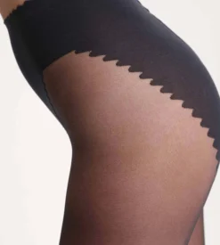 Collant noir Body Touch Ventre Plat 20D