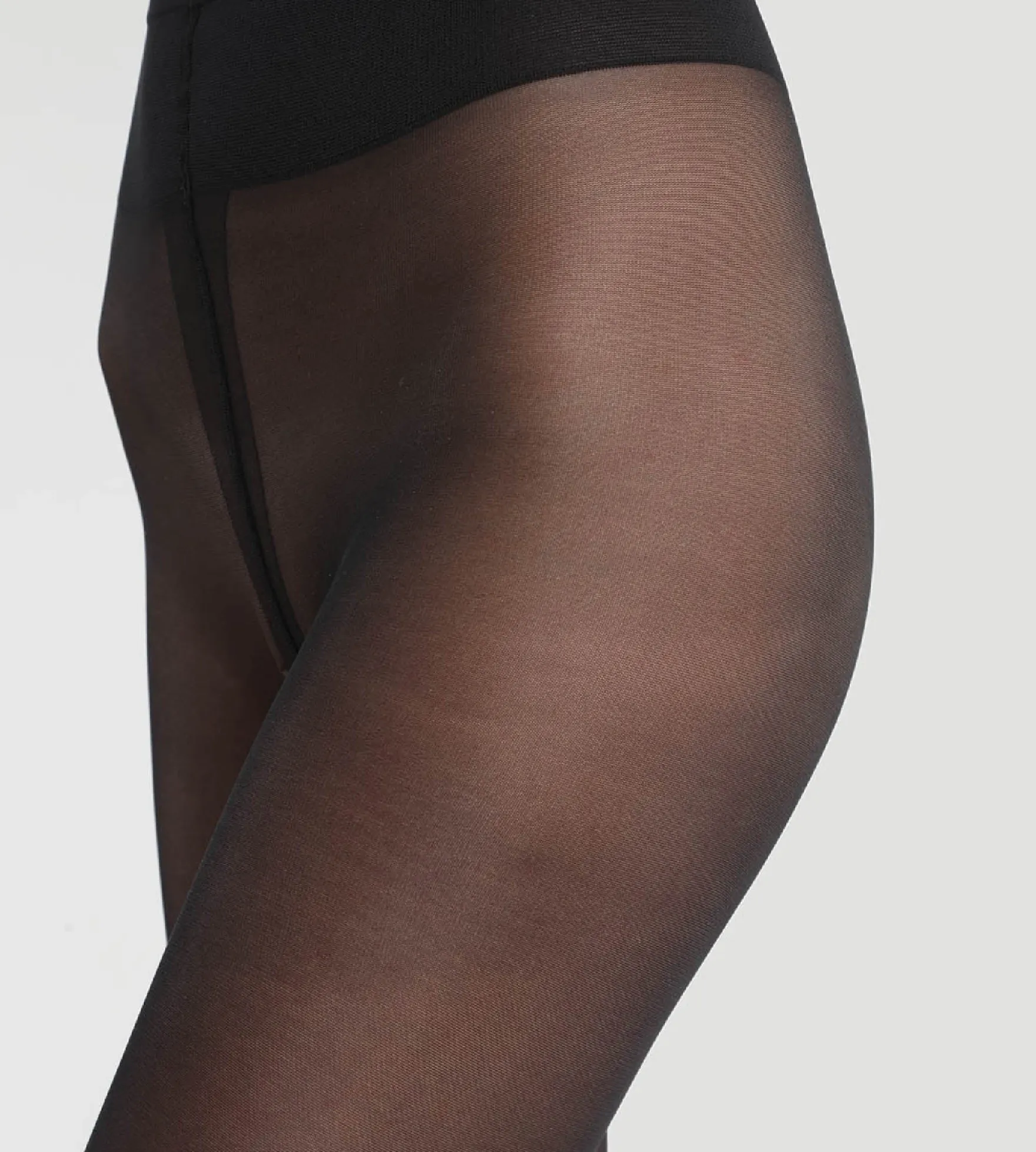 Collant noir Diam's Jambes fuselées 25D