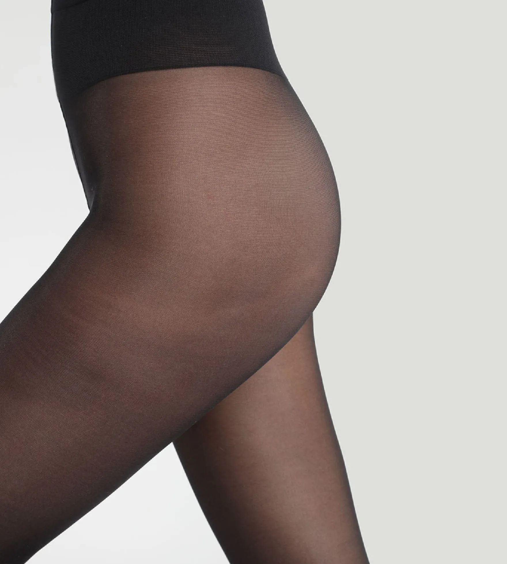 Collant noir Diam's Jambes fuselées 25D