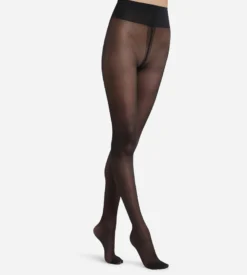 Collant noir Diam's Jambes fuselées 25D