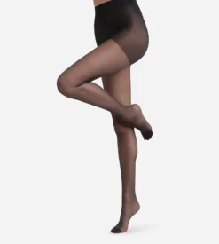 Collant noir Diam's Voile Galbé 22D