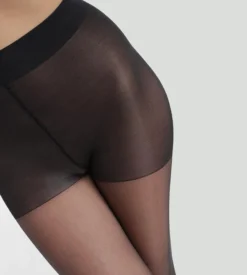 Collant noir Diam's Voile Galbé 22D