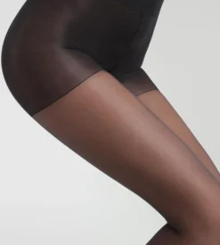 Collant noir Diam's Voile Galbé 22D