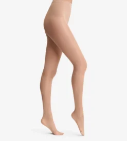 Collant peau dorée Diam's Ventre plat 25D
