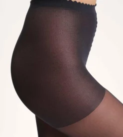 Collant voile transparent noir Body Touch Dim 17D