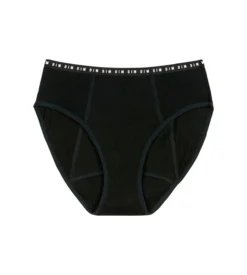 Culotte de règles pour fille en coton bio Flux Moyen Noir My Protect