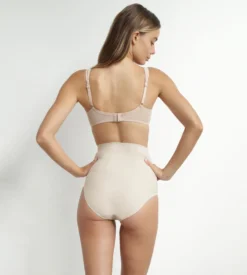 Culotte effet sculptant femme taille haute sans couture Nude Dim Silhouette Invisible