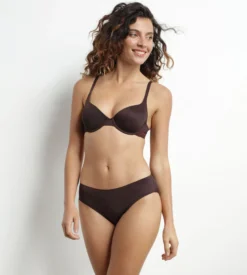Culotte en microfibre marron précieux InvisiFree de Dim